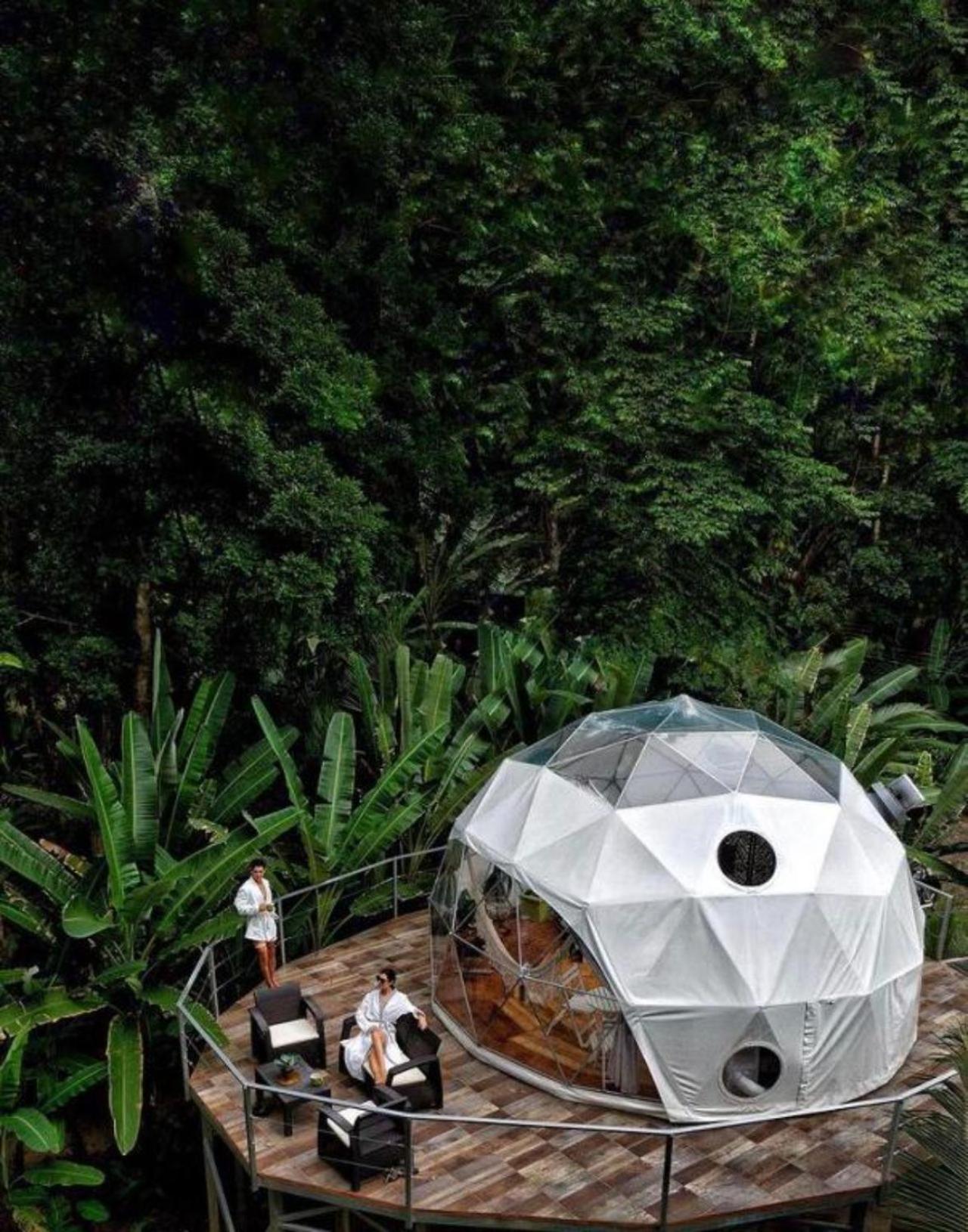 Отель Faith Glamping Dome Costa Rica Мансанильо Экстерьер фото